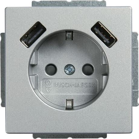 Produktbild Busch-Jaeger SCHUKO-2x