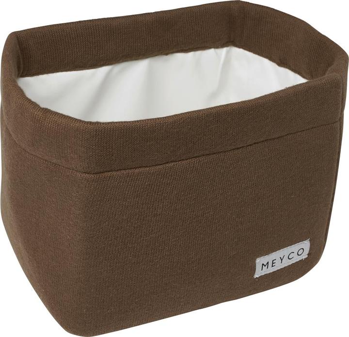 Image du produit Meyco Panier à langer medium Knit basic chocolate