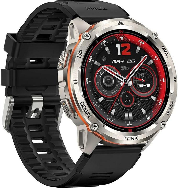 Actual product image Kospet Smartwatch Tank T3 Ultra 2 Schwarz (48 mm, WLAN only)