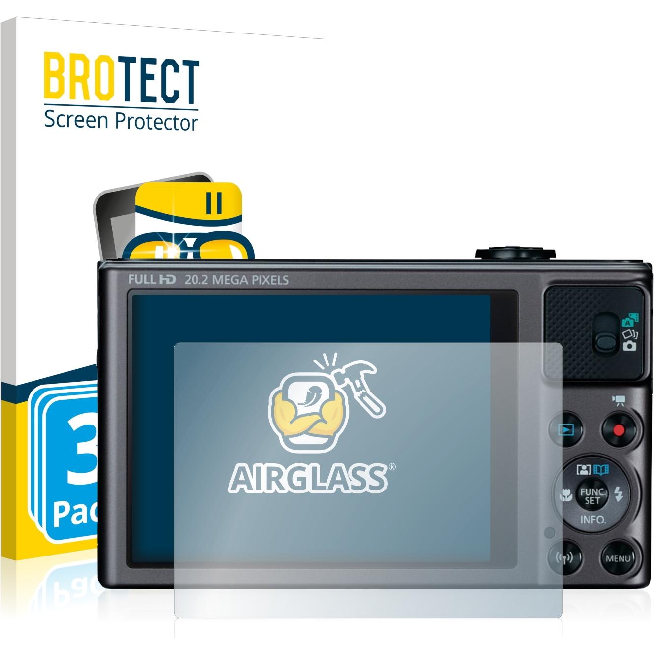 BROTECT AirGlass Panzerglasfolie (Displayschutz, PowerShot SX620 HS), Kameraschutz