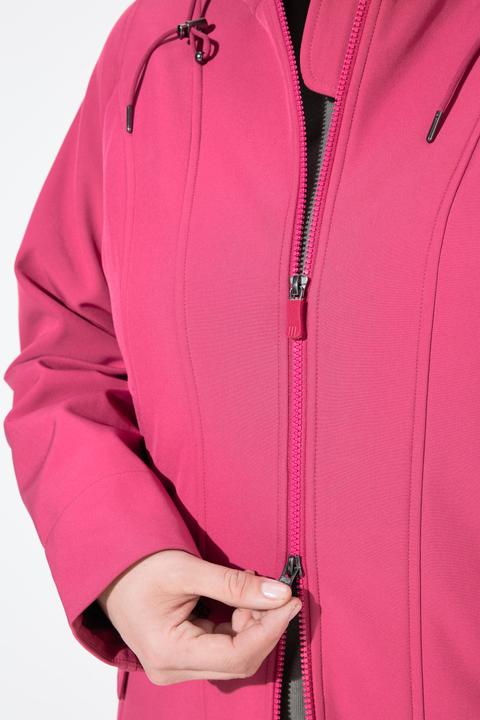 Produktbild Ulla Popken HYPRAR Softshelljacke, wasserabweisend, 2-Wege-Zipper (58)
