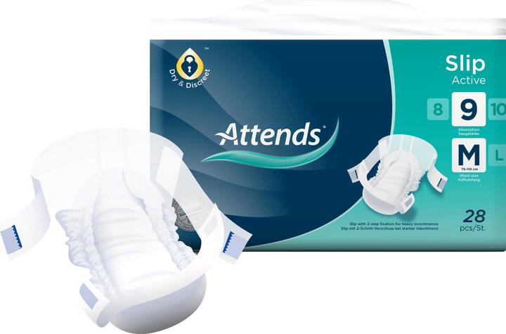Image du produit Attends Slip 9 active medium (28 x, M, Large, Large plus)