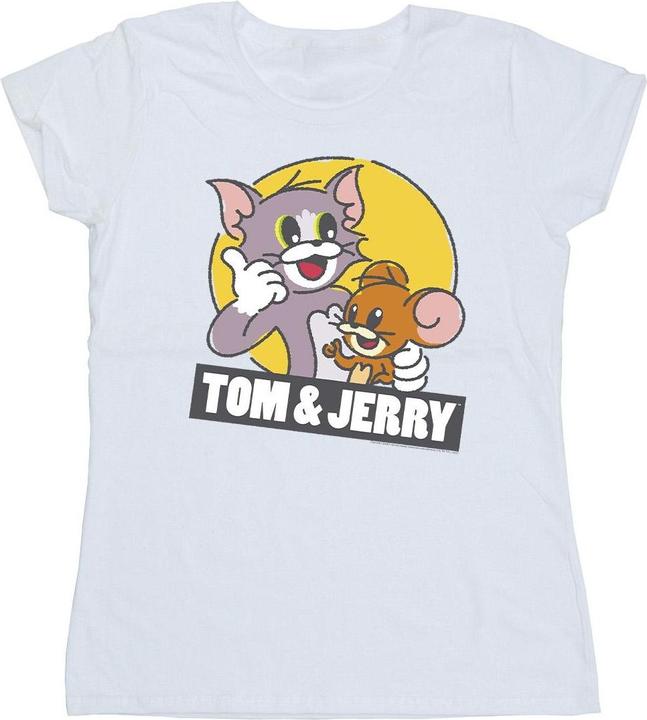 Immagine prodotto Tom & Jerry Sketch Logo Maglietta Donna (XL)