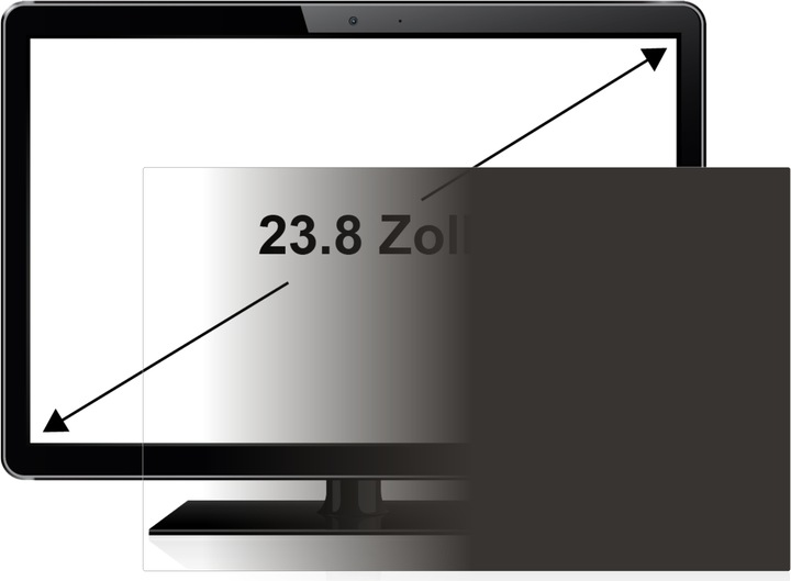 Immagine prodotto upscreen Spy Shield Filtro Privacy (23.80", 16 : 9)