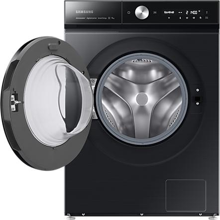 Actual product image Samsung WW11BB944AGBS2 black glass-look panel / black glass door (11 kg, Left)