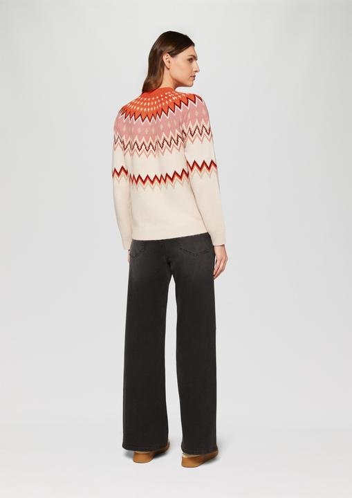 Image du produit S.Oliver Strickpullover Weihnachtspullover aus Baumwollmix (40)