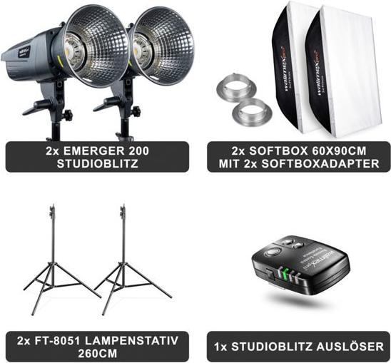 Produktbild Walimex pro Emerger 200 Set Double (200 W, Set)