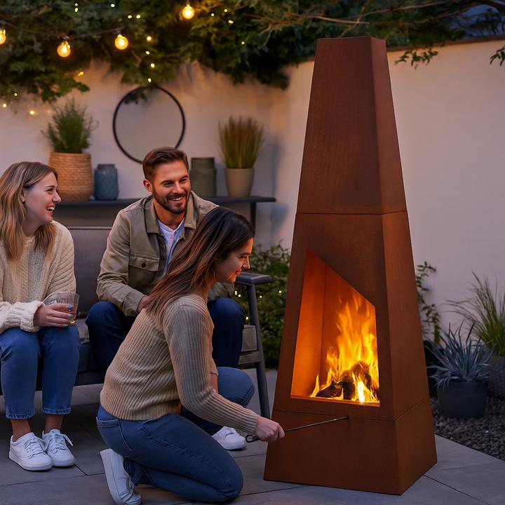 Produktbild Relaxdays Gartenkamin