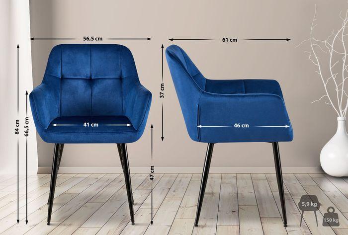 Actual product image Swisshandel24 Set of 2 Emia velvet