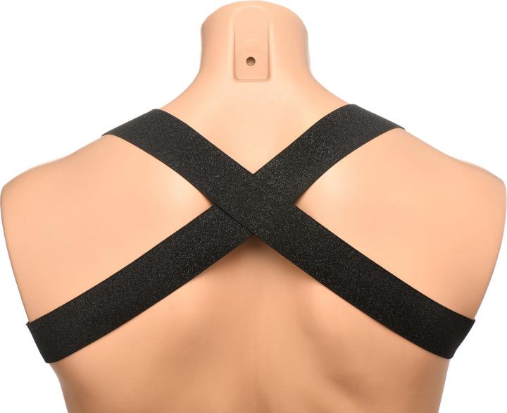 Actual product image Master Series XR Brands - Chest Harness with Armbands - Black