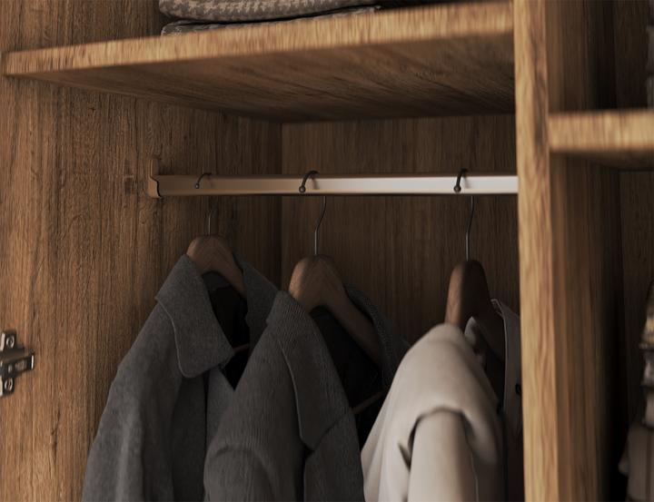 Produktbild ADRK Furniture Bregma II Hinged Wardrobe (100 x 58 x 204 cm)