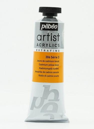 Produktbild Pebeo Artist Acrylics Extrafein Acrylfarben (Kadmiumgelb dunkel, 37 ml)