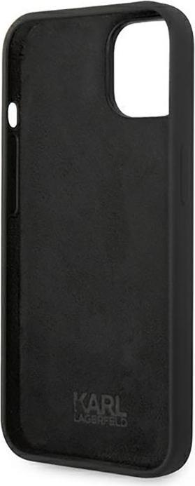 Immagine prodotto Karl Lagerfeld Cover in silicone Choupette Body Logo Nero, per Apple iPhone 14, KLHCP14SSLCTBK (Apple iPhone 14)