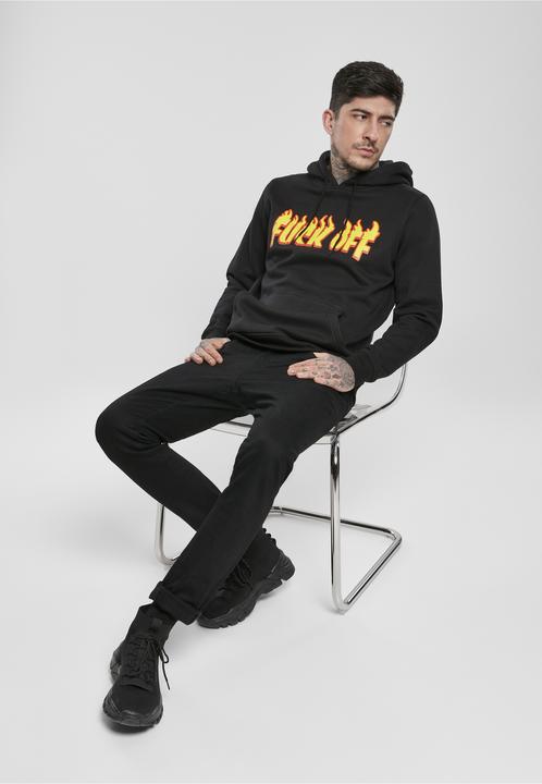 Produktbild Mister Tee Fuck Off Flames Hoody (S)