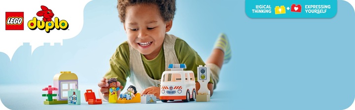 Image du produit LEGO Rettungswagen mit Fahrer (10447)