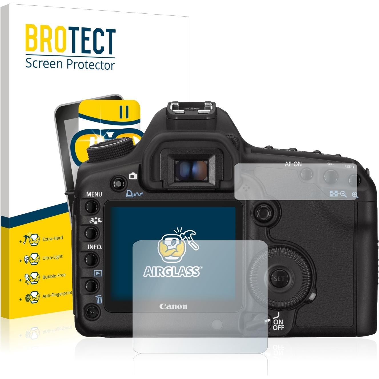 BROTECT AirGlass Panzerglasfolie (Displayschutz, EOS 5D Mark II), Kameraschutz