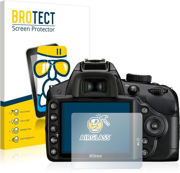 BROTECT AirGlass Verre (Protecteur d'écran, D3200)