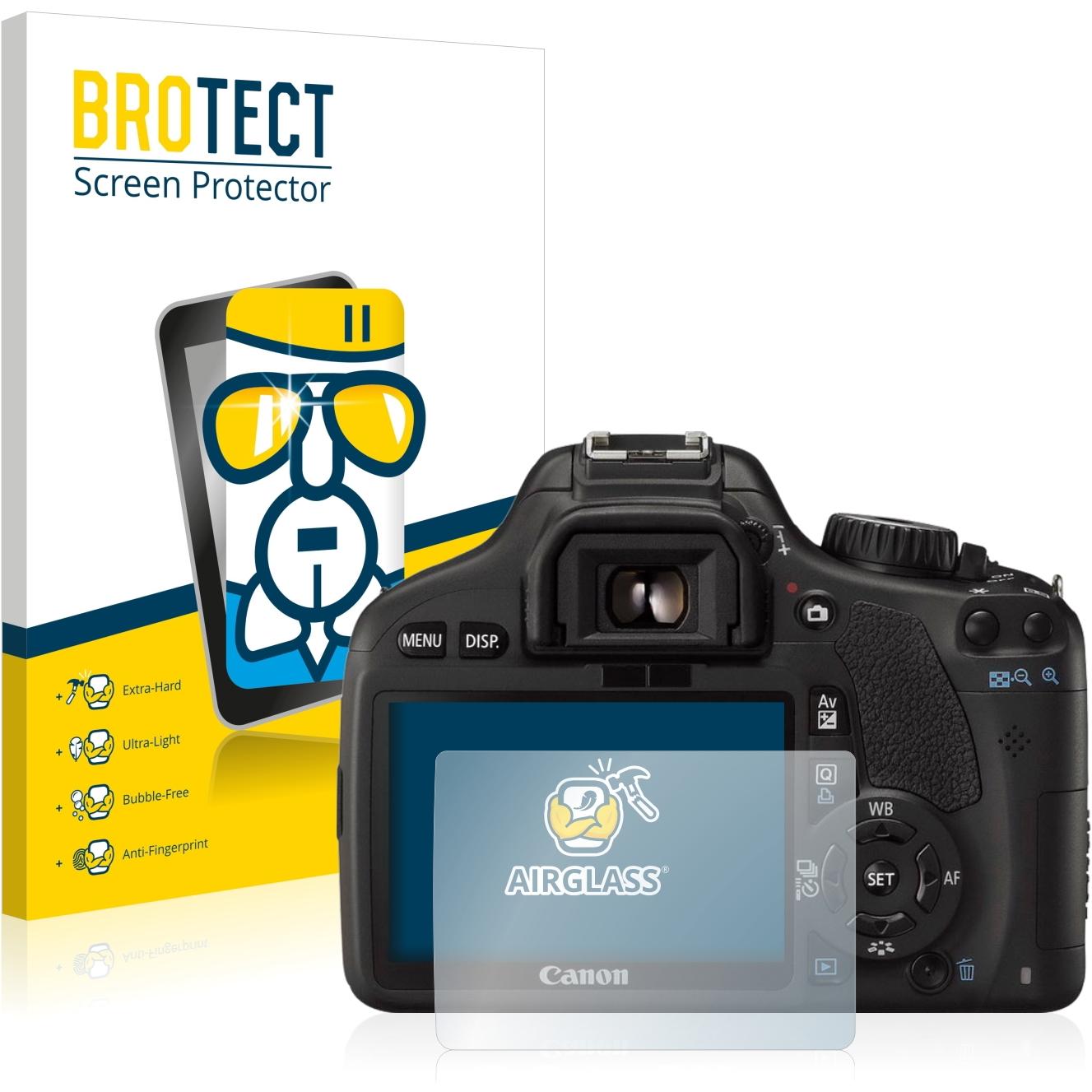 BROTECT AirGlass Panzerglasfolie (Displayschutz, EOS 550D), Kameraschutz