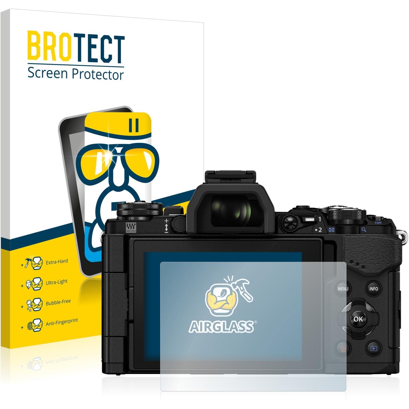 BROTECT AirGlass Panzerglasfolie (Displayschutz, OM-D E-M5 Mark II), Kameraschutz