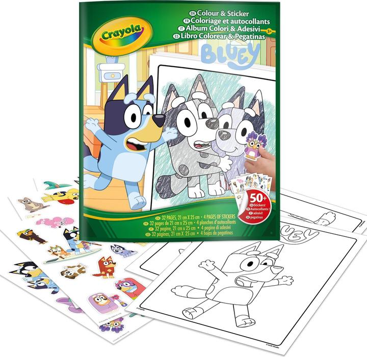 Produktbild Crayola Ausmalbuch mit Stickern (50 Sticker)