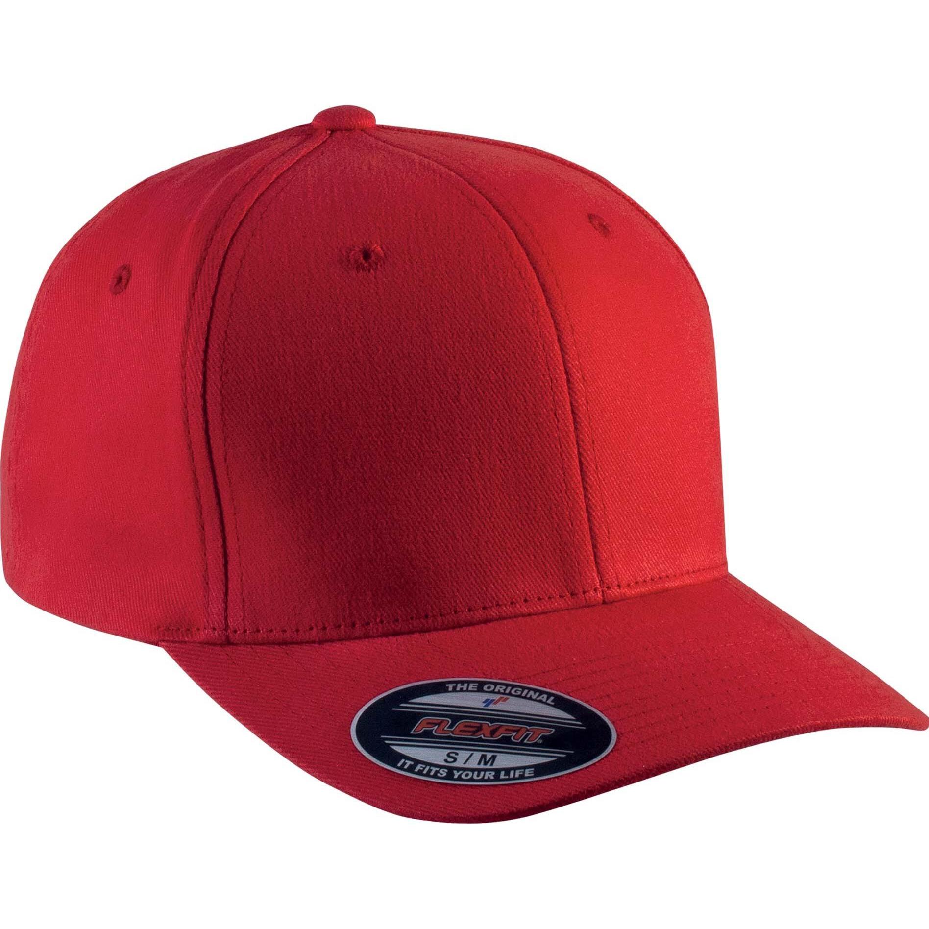 K-up, Cap, Flexfit 6 Panneaux, Rot, (M)