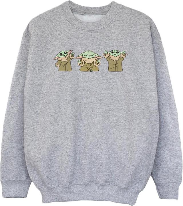 Produktbild Star Wars The Mandalorian Grogu Poses Sweatshirt Jungen (116)