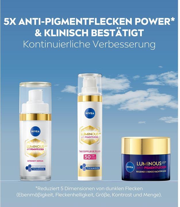 Image du produit NIVEA Crème de nuit Cellulaire Luminous630 anti-taches de pigmentation (50 ml, Crème 24h)