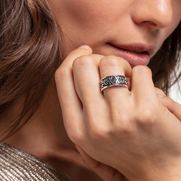 Immagine prodotto Thomas Sabo Anello modello tigre nero (54, 925 Argento)