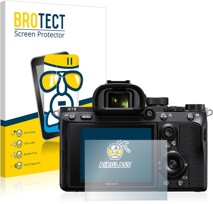 BROTECT AirGlass Panzerglasfolie (Displayschutz, alpha 7 III)