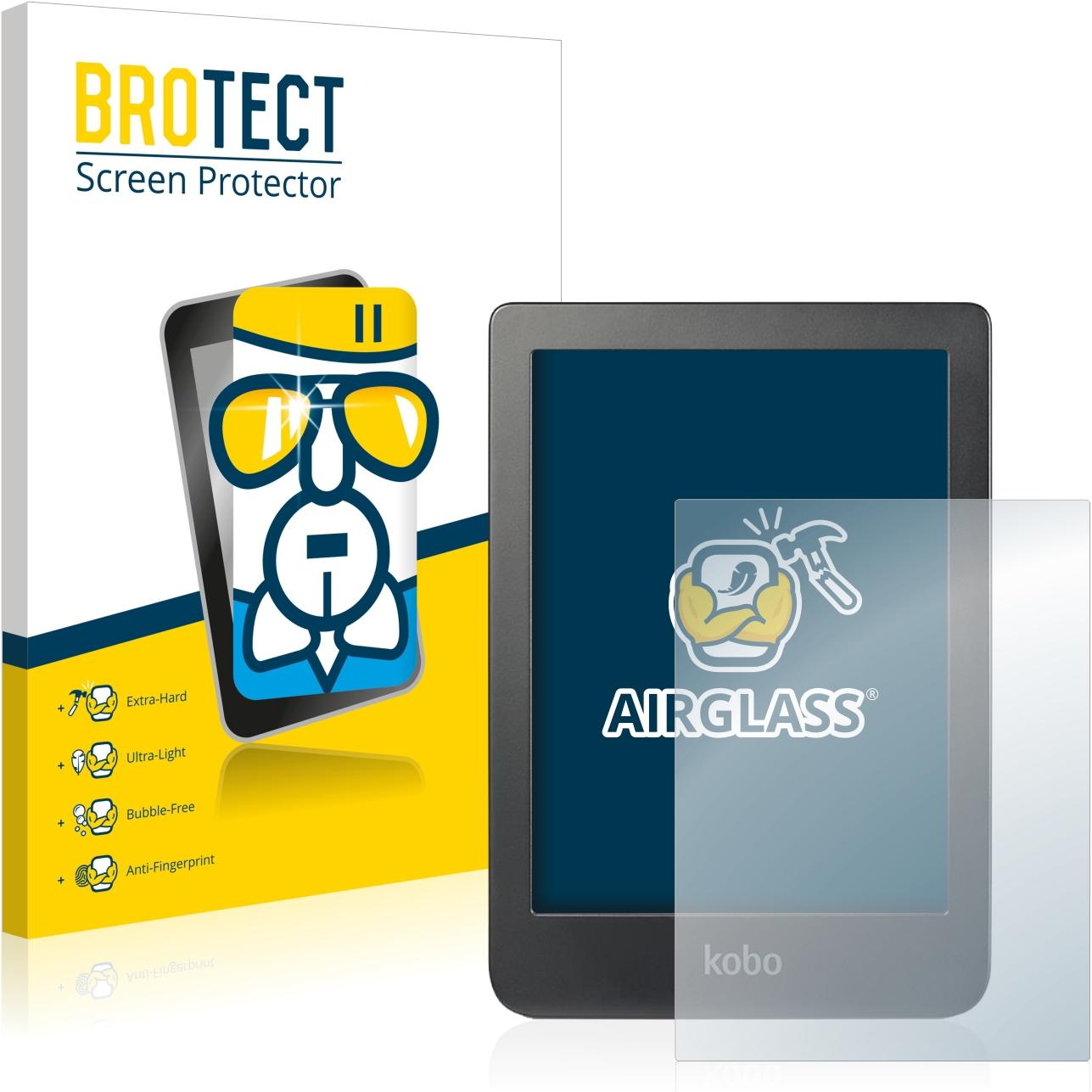 BROTECT AirGlass Panzerglasfolie (Clara HD (6")), eReader Zubehör, Transparent