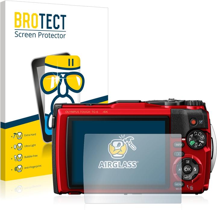 BROTECT AirGlass Glass (Screen protector, Tough TG-6)