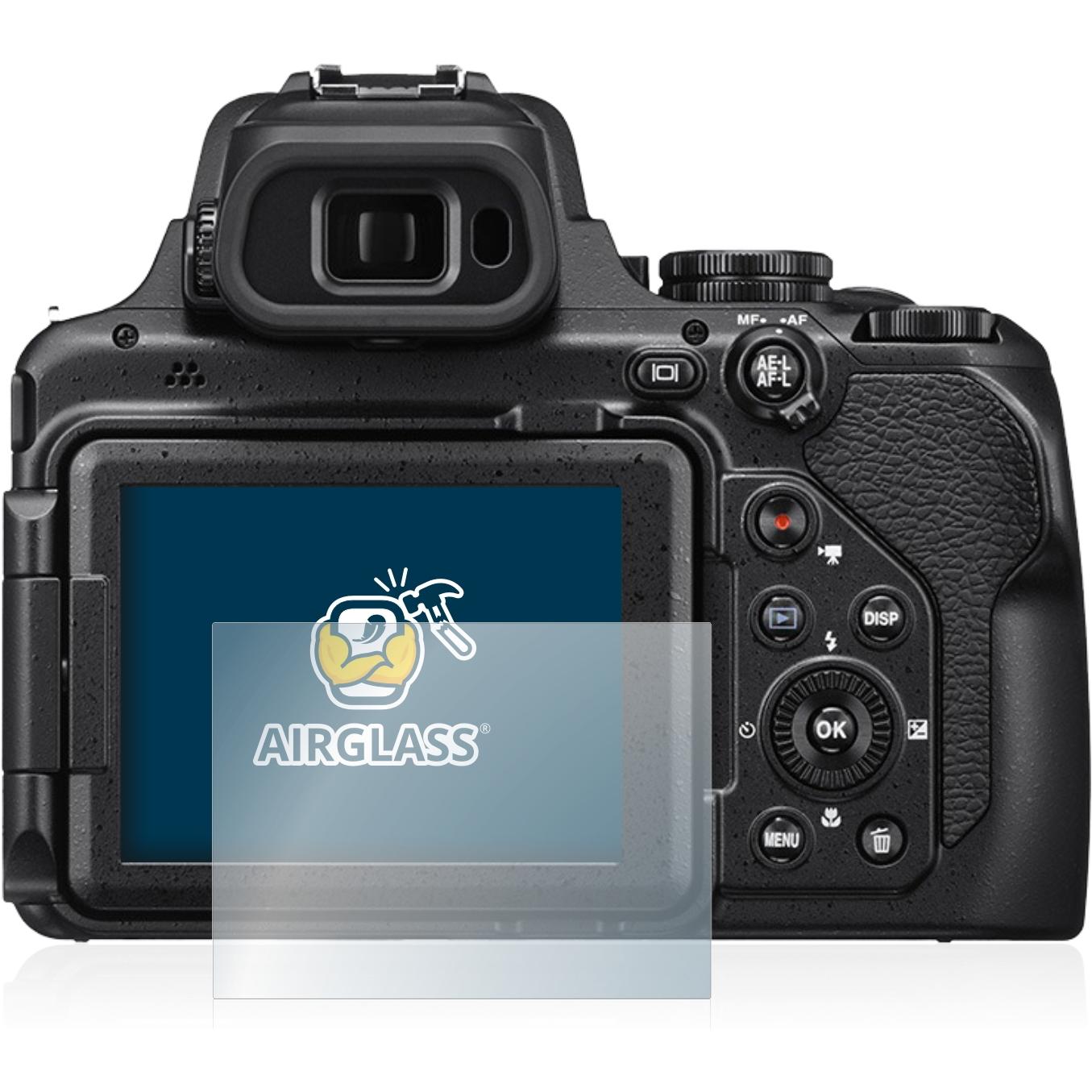 Thumbnail - BROTECT AirGlass Panzerglasfolie (Displayschutz, Coolpix P1000), Kameraschutz