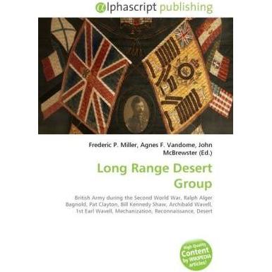Long Range Desert Group, Fachbücher von Agnes F. Vandome, Frederic P. Miller, John McBrewster