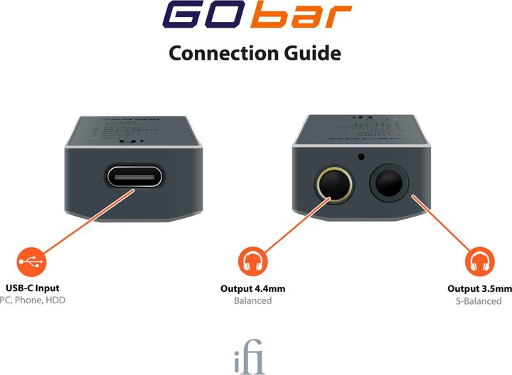 Immagine prodotto iFi Audio GO bar (interruttore di guadagno, Potenziamento dei bassi, USB-DAC)