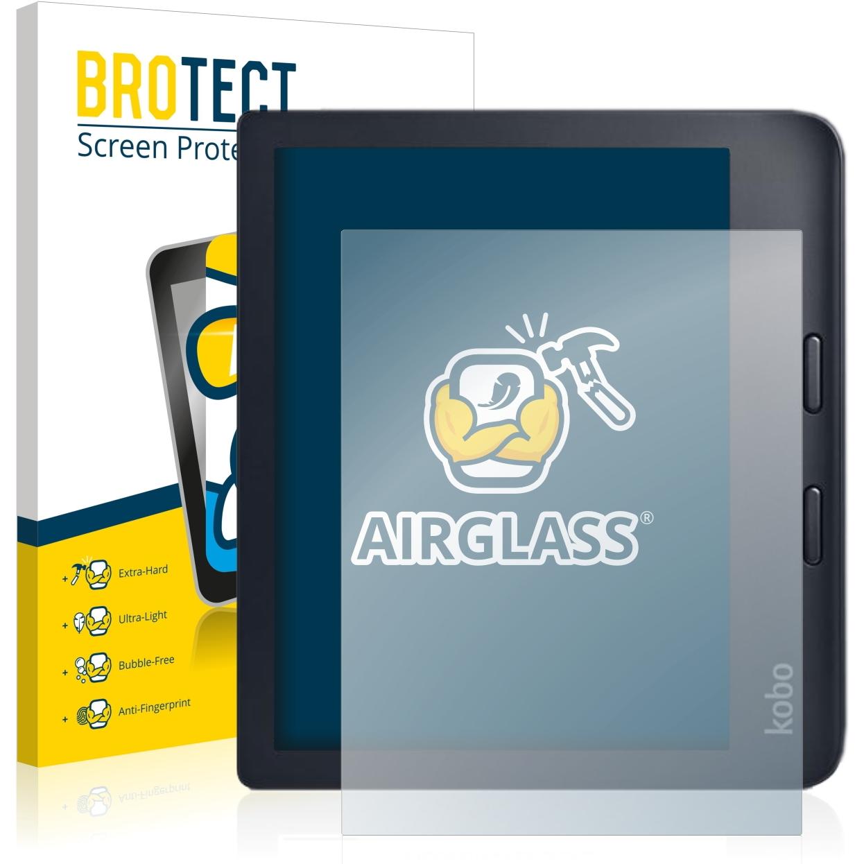 BROTECT AirGlass Panzerglasfolie (Libra 2), eReader Zubehör, Transparent