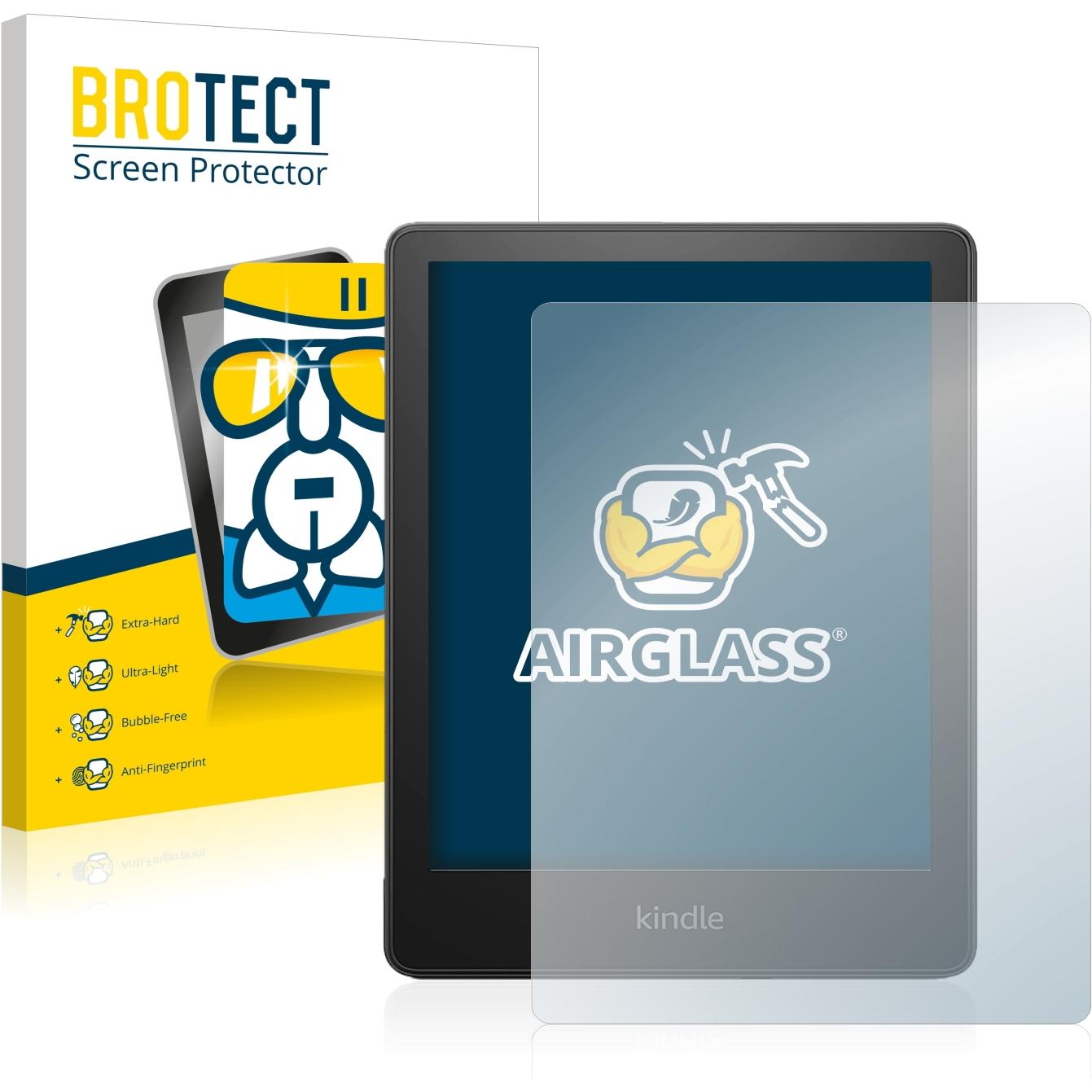 BROTECT AirGlass Panzerglasfolie (Kindle Paperwhite 2021), eReader Zubehör, Transparent