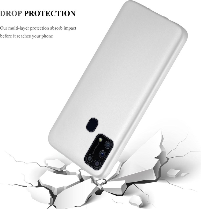 Produktbild Cadorabo TPU Matt Metallic Cover (Samsung Galaxy M31)