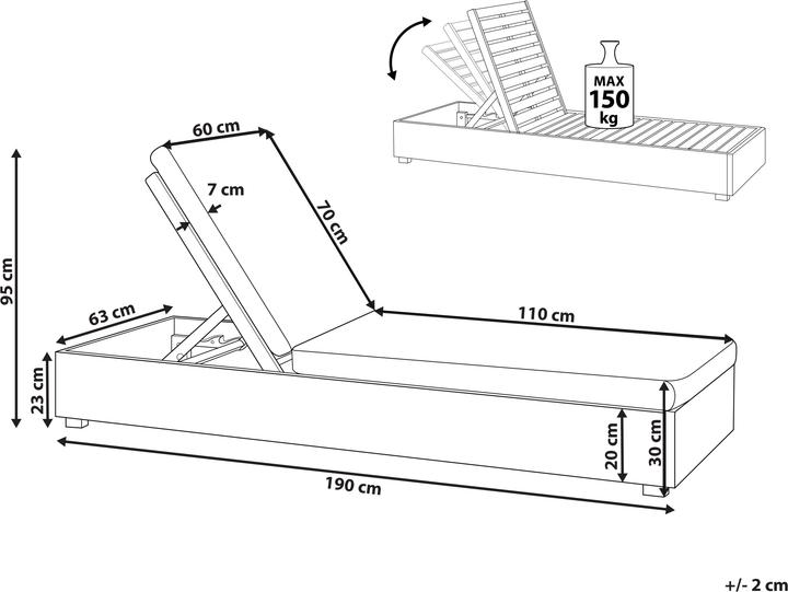 Produktbild Beliani Fanano (190 cm)