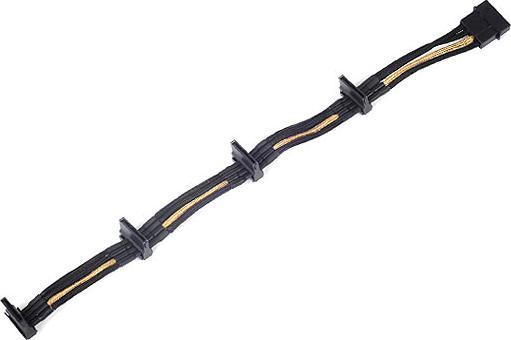 Image du produit Silverstone Câble Molex 4 pôles vers 4x SATA (30 cm)