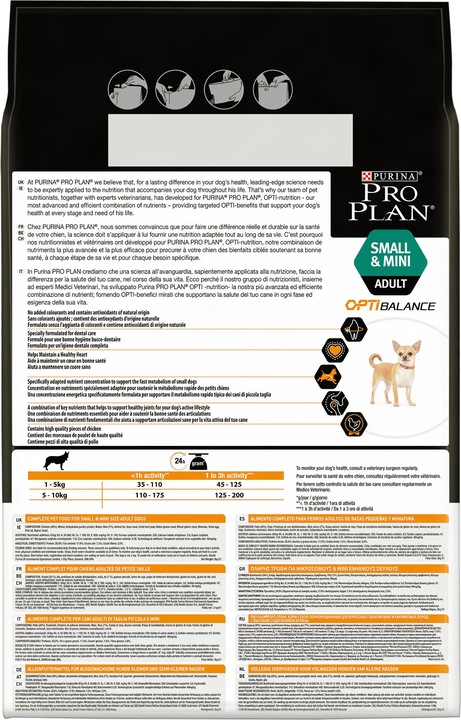 Immagine prodotto Pro Plan Adulto piccolo e mini (Senior, Adulto, 1 pz., 3000 g)