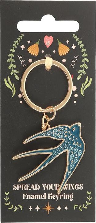 Actual product image Something Different Spread Your Wings Swallow Keyring