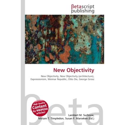 New Objectivity, Fachbücher