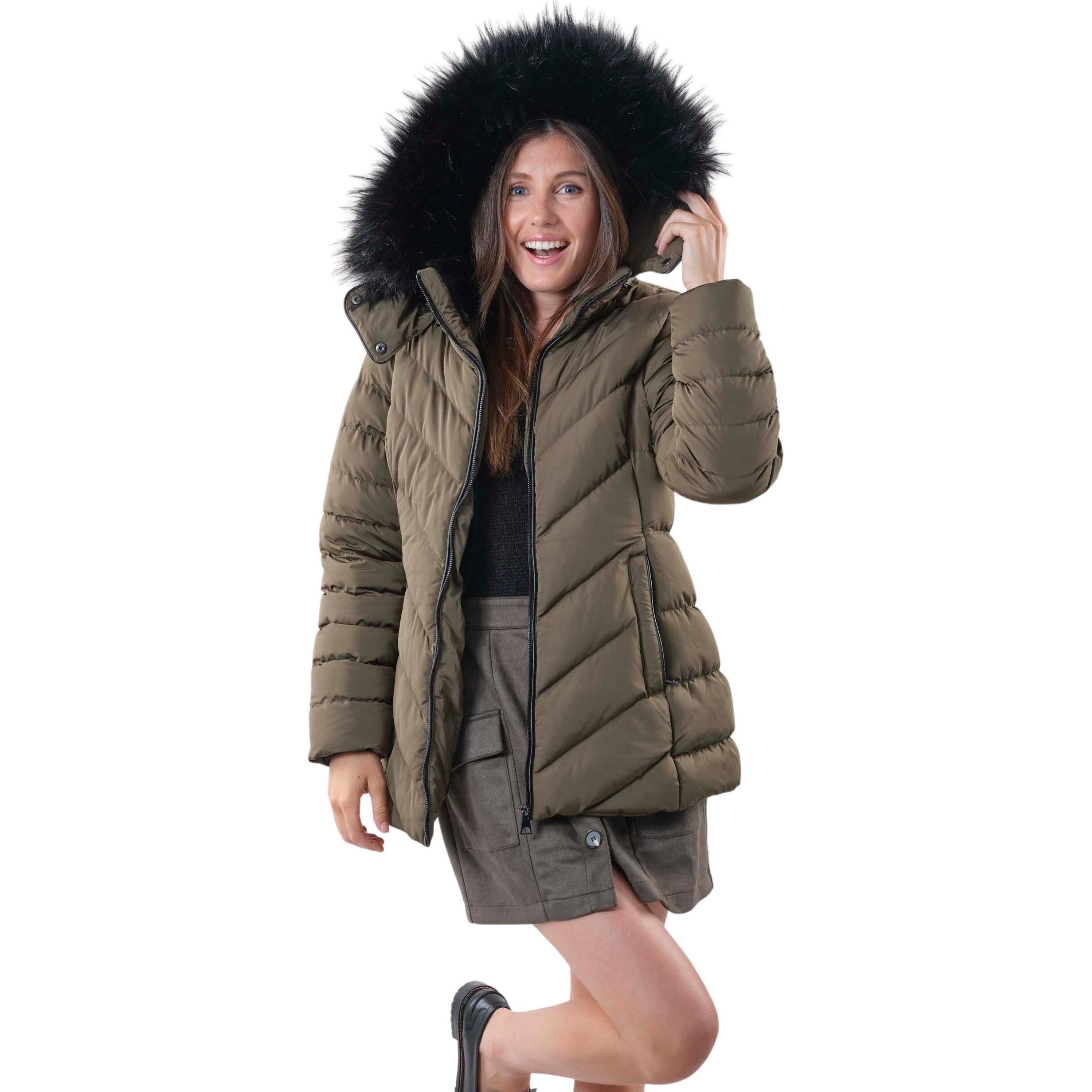 Deeluxe, Damen, Jacke, damen-daunenjacke deeuxe sidony (L), Grün, L