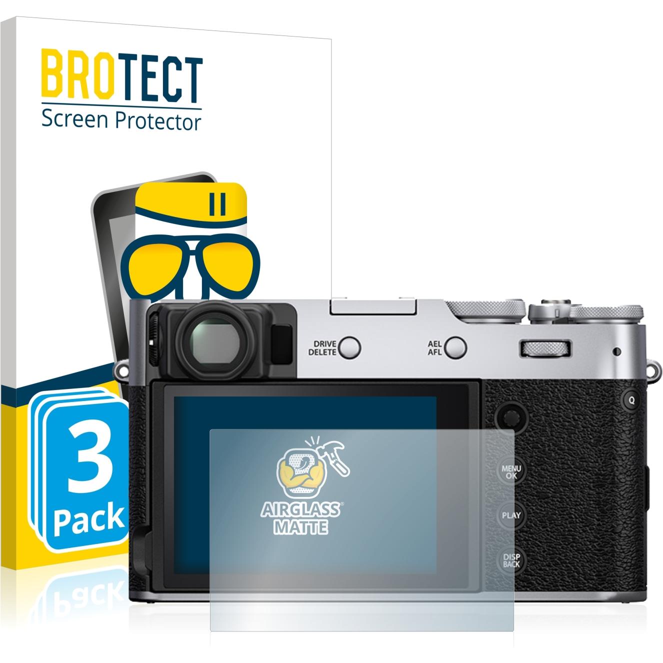 Thumbnail - BROTECT AirGlass Panzerglasfolie Matt (Displayschutz, X100V), Kameraschutz