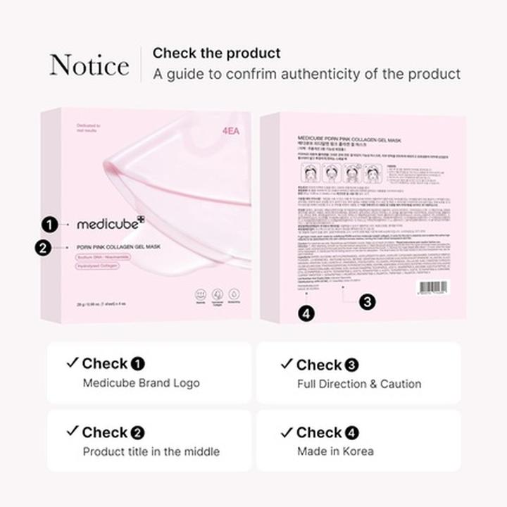 Produktbild Medicube PDRN Pink Collagen Gel Masks