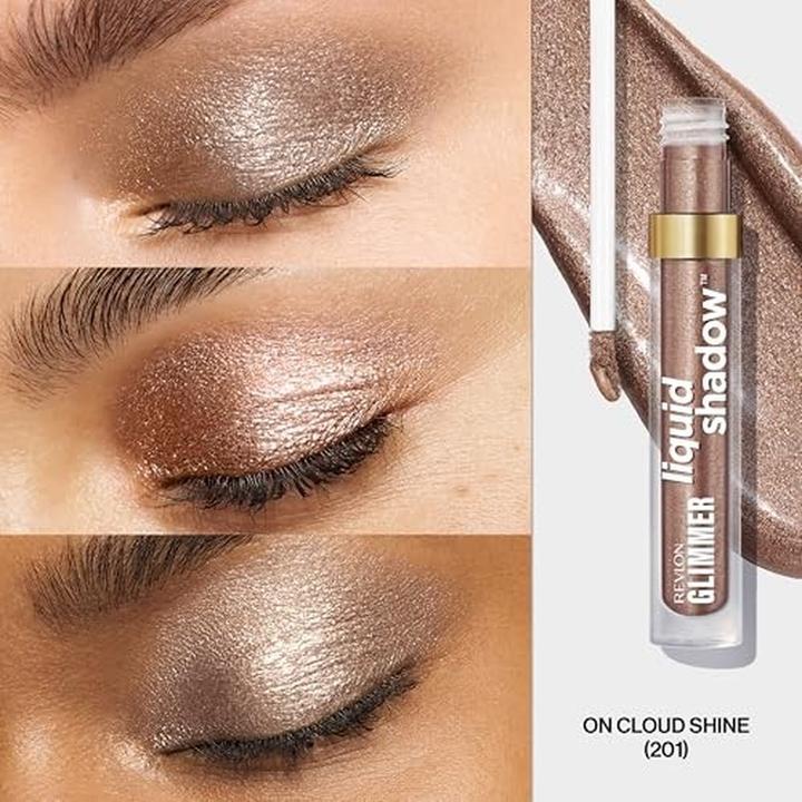 Produktbild Revlon Glimmer Liquid Shadow 201on Cloud Shine 3 Ml (201 On Cloud Shine)