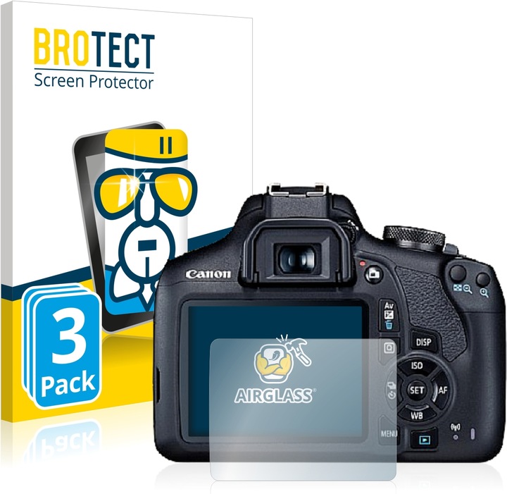 Actual product image BROTECT AirGlass Glass (Screen protector, EOS 2000D)