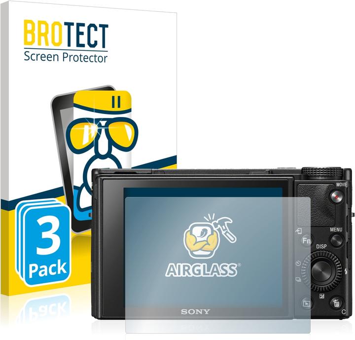 BROTECT AirGlass Panzerglasfolie (Displayschutz, Cyber-Shot DSC-RX100 VII)