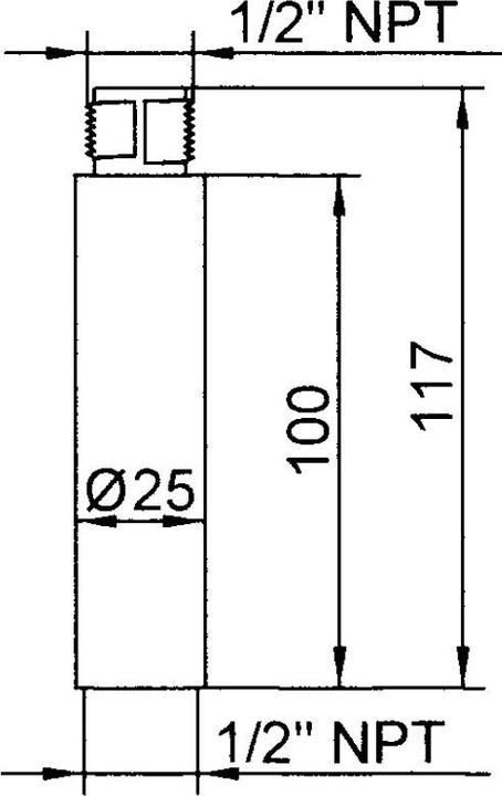 Actual product image Grothe Extension tube