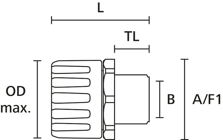 Actual product image HellermannTyton Connection fitting nominal width=67 black straight (7 cm)
